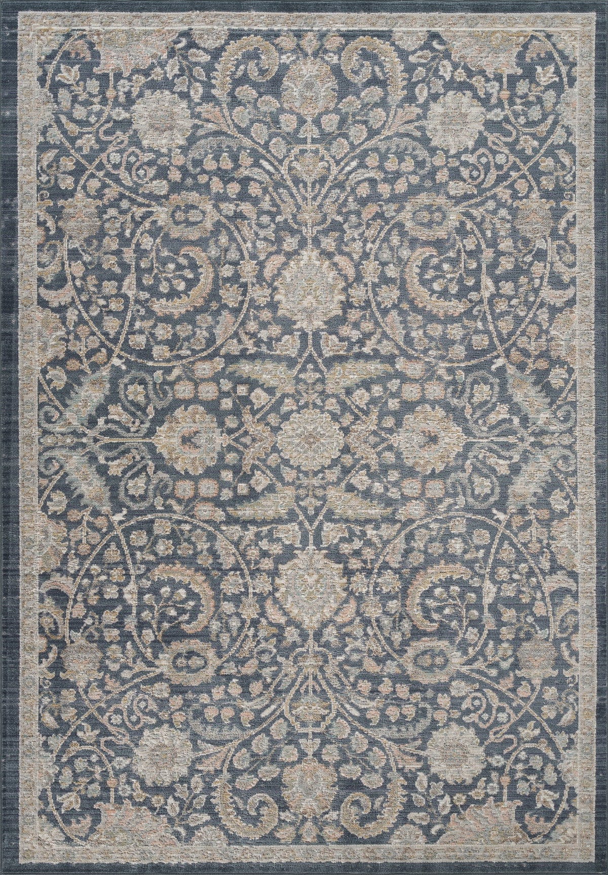Maia Vintage Patterned Rug - Blossom