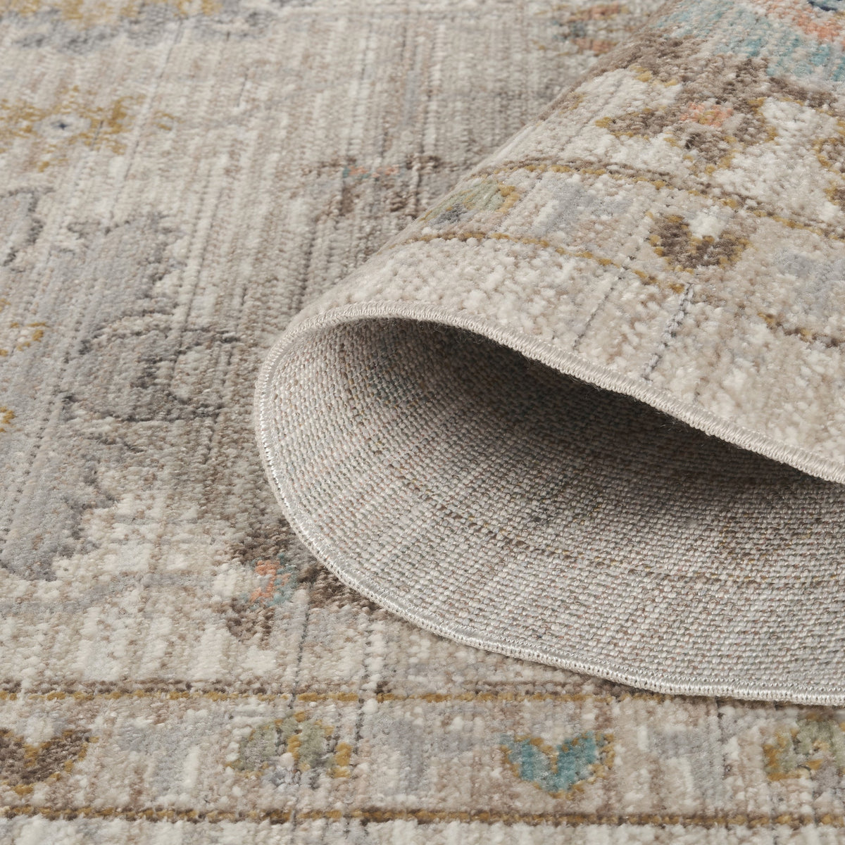 Maia Vintage Patterned Rug - Lagoon