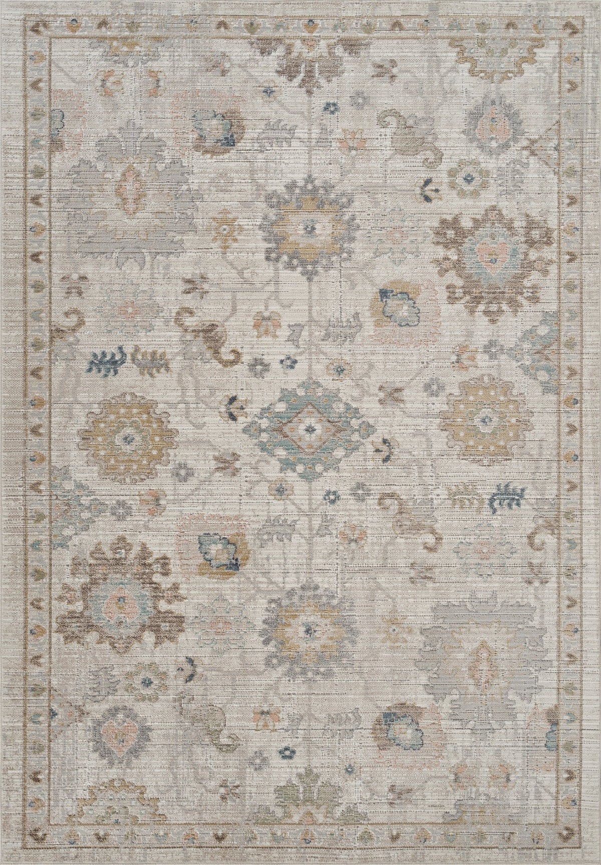 Maia Vintage Patterned Rug - Lagoon