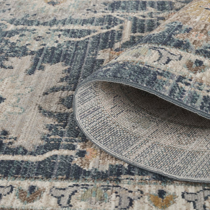Maia Vintage Patterned Rug - Lagoon