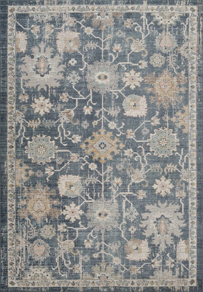 Maia Vintage Patterned Rug - Lagoon