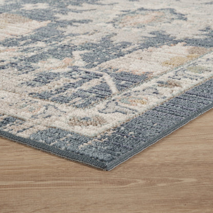 Maia Vintage Patterned Rug - Lagoon