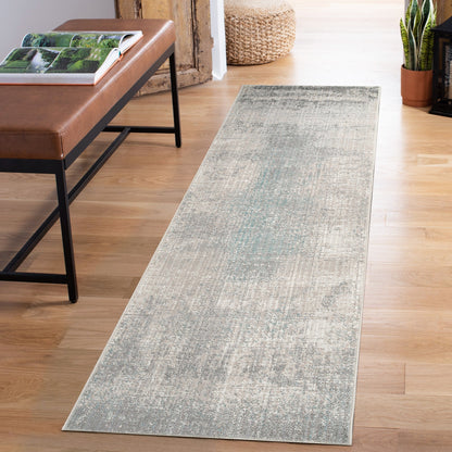 Maia Vintage Patterned Rug - Mist