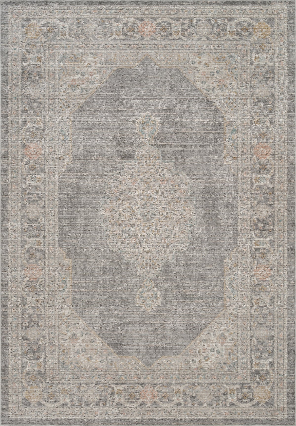 Maia Vintage Patterned Rug - Orchid