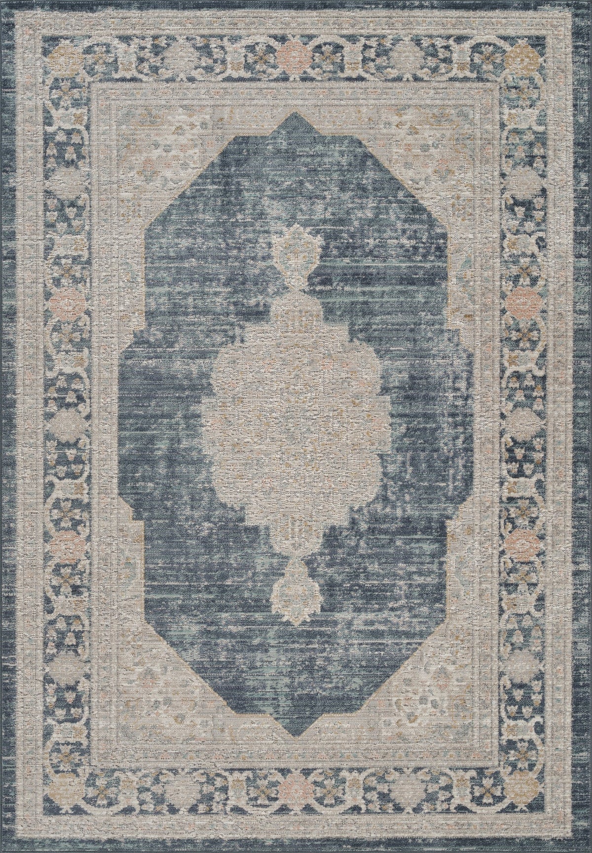 Maia Vintage Patterned Rug - Orchid