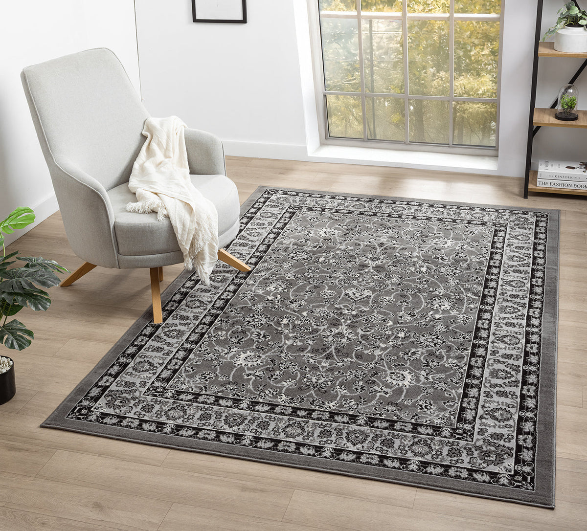 Obsidian Monochrome Rug - Classic