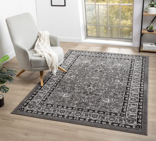Obsidian Monochrome Rug - Classic