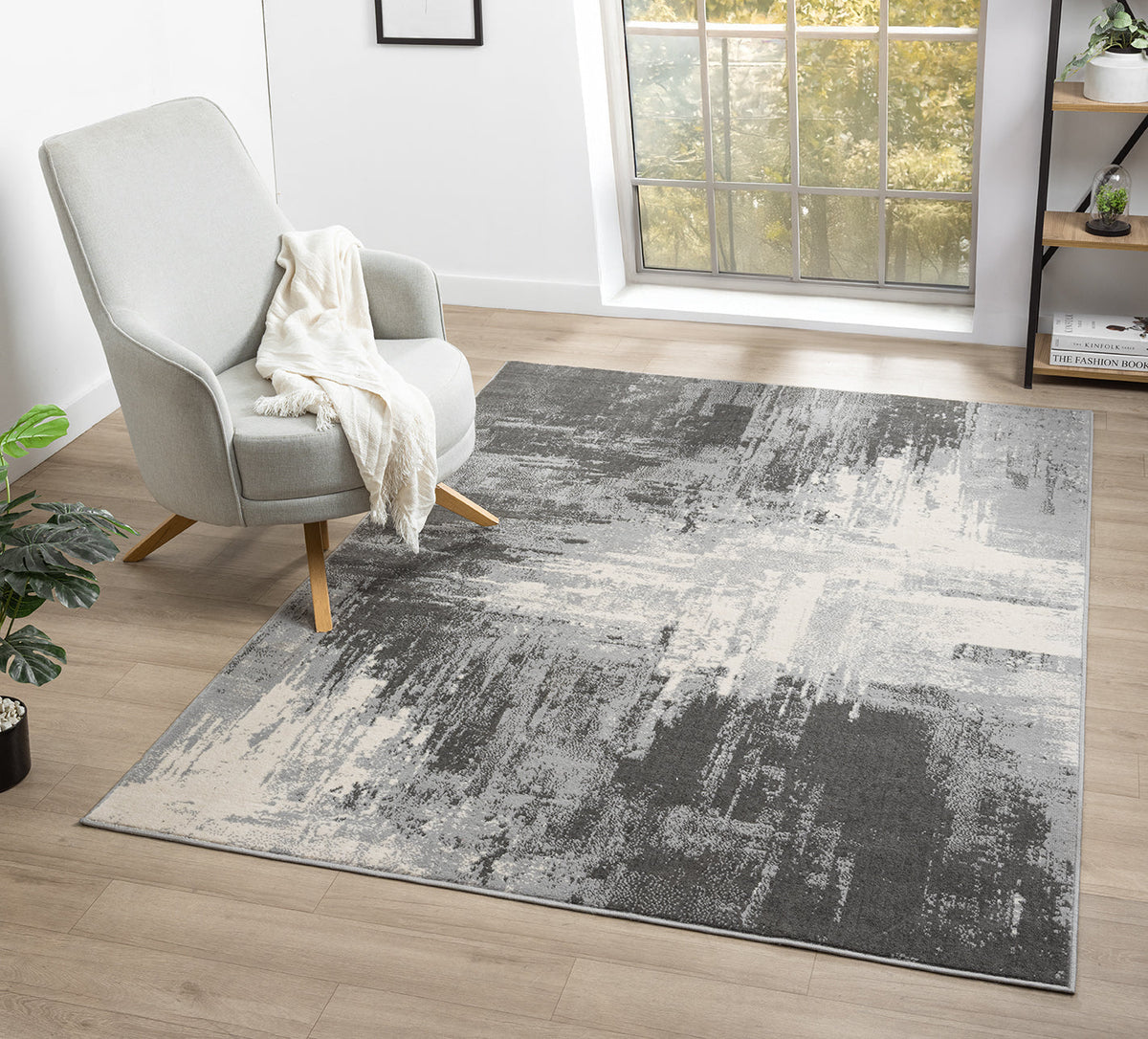 Obsidian Monochrome Rug - Craft