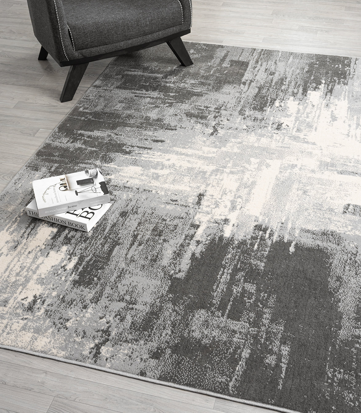 Obsidian Monochrome Rug - Craft