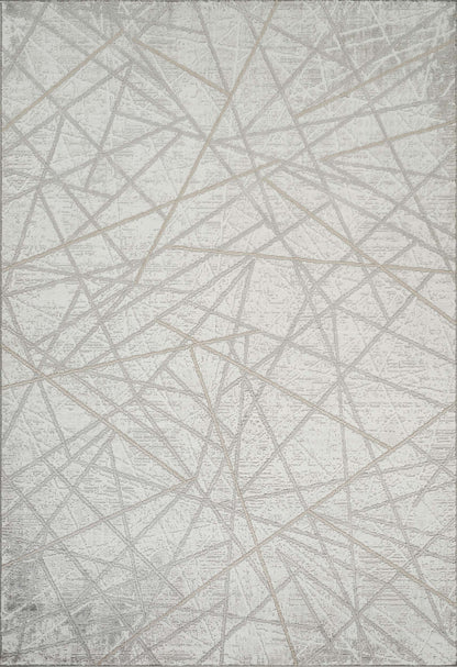 Perla Metallic Abstract Rug - Axis