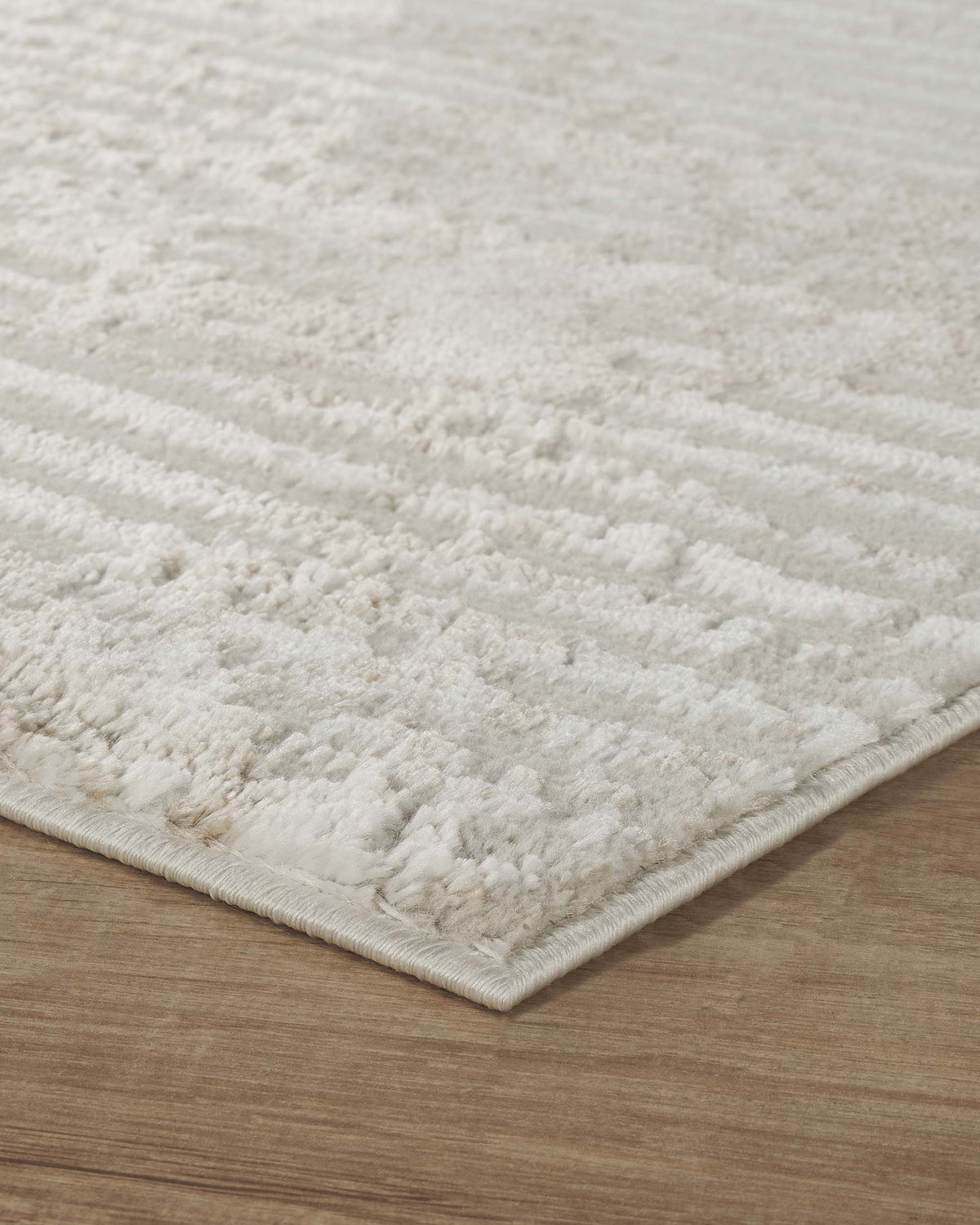 Perla Metallic Abstract Rug - Molten