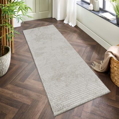 Perla Metallic Abstract Rug - Molten