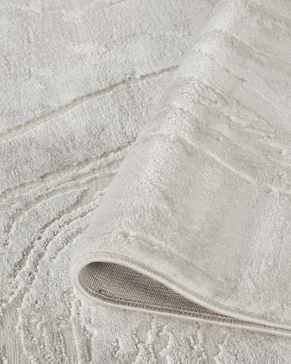 Perla Metallic Abstract Rug - Resin