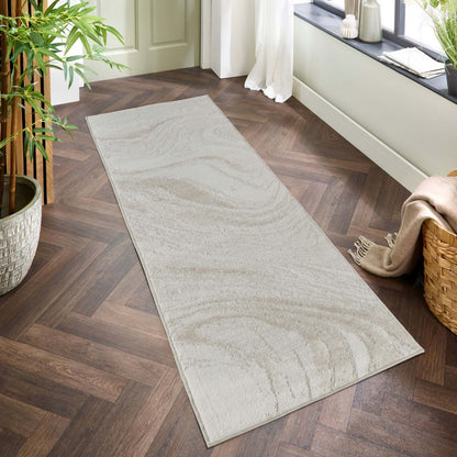 Perla Metallic Abstract Rug - Resin