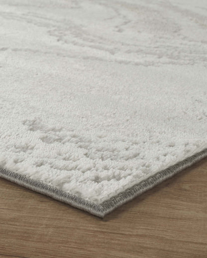 Perla Metallic Abstract Rug - Resin