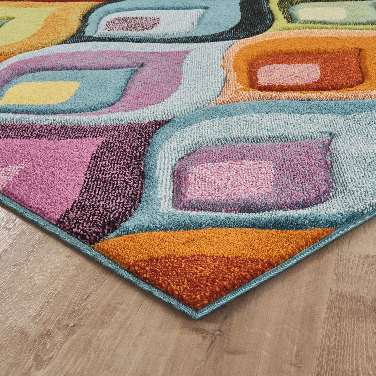 Rainbow Carved Rug - Ogee