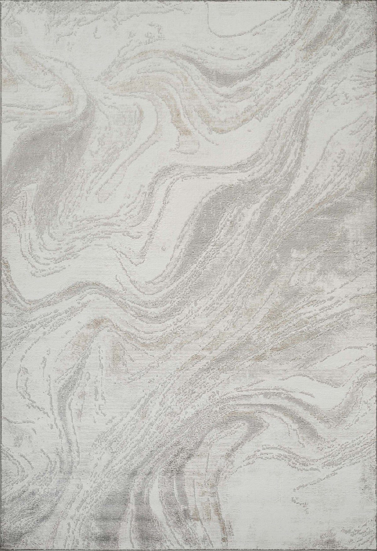 Perla Metallic Abstract Rug - Resin