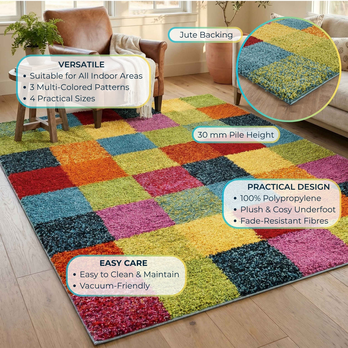 Rio Geometric Rug - Rubix