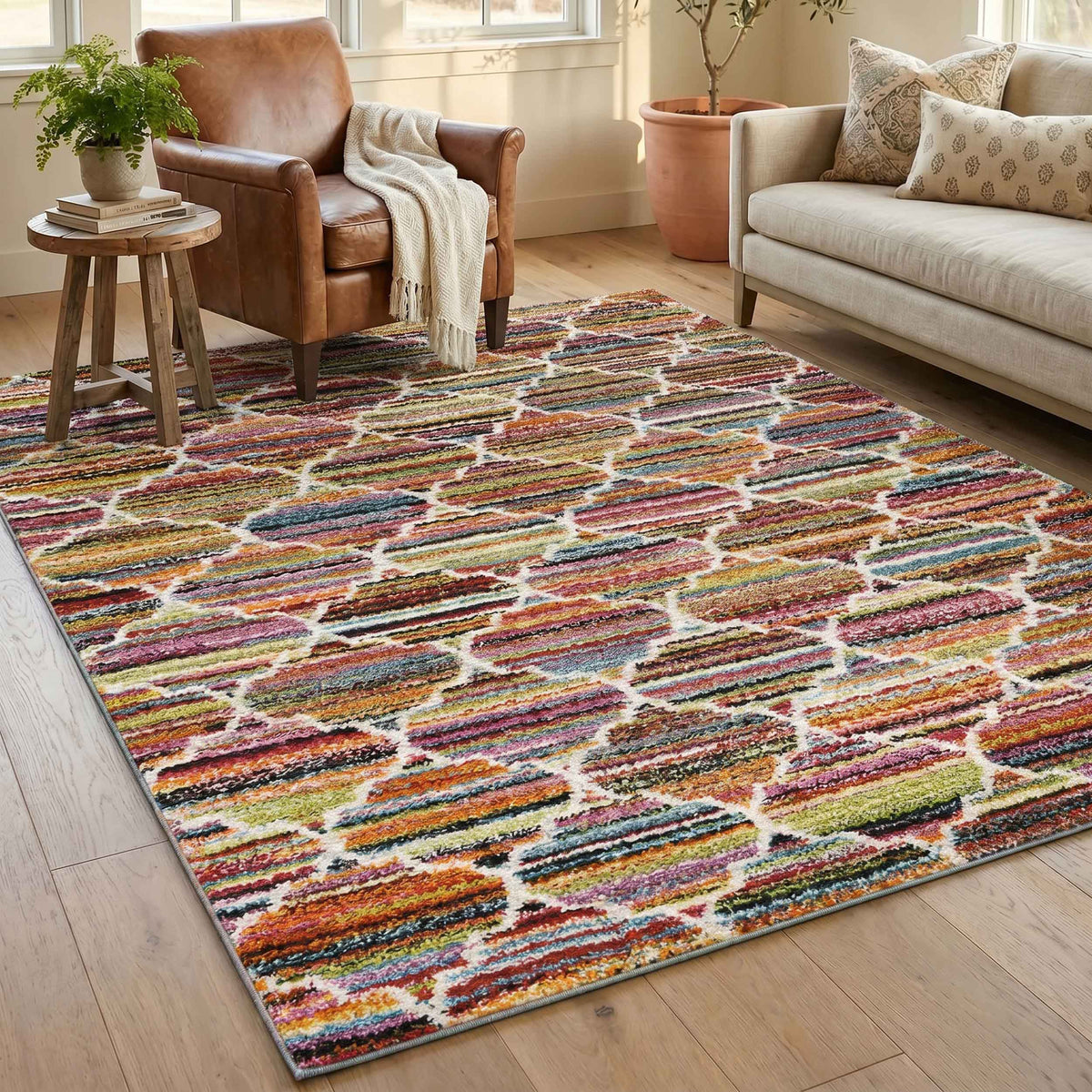 Rio Geometric Rug - Trellis