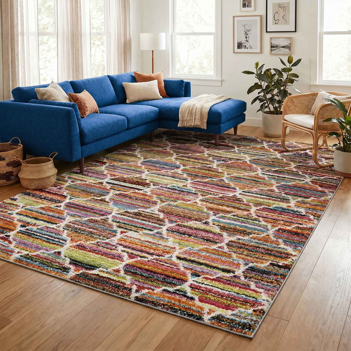 Rio Geometric Rug - Trellis