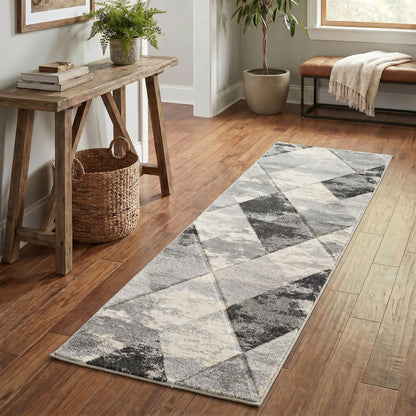 Santiago Carved Abstract Rug - Blend