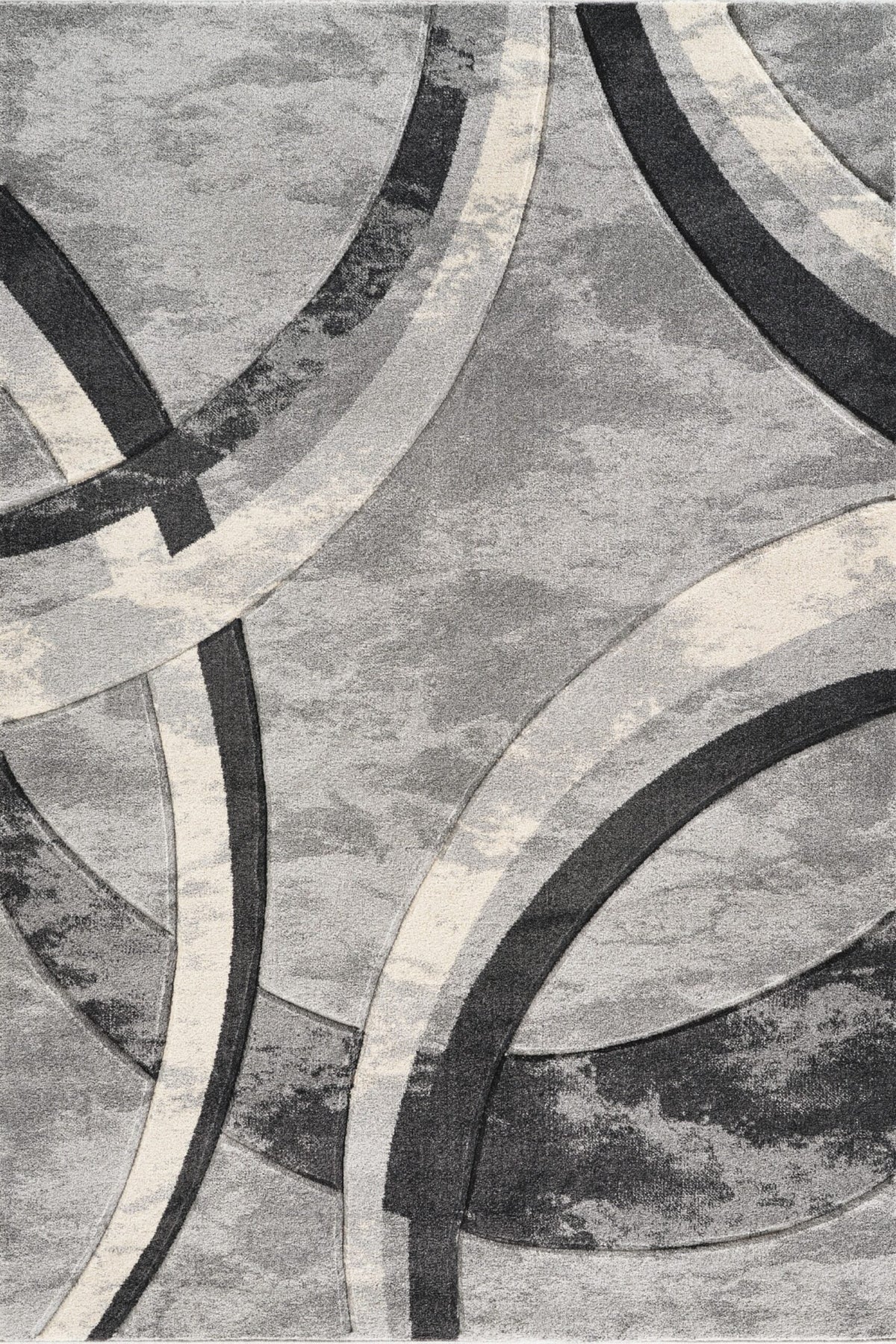 Santiago Carved Abstract Rug - Curve