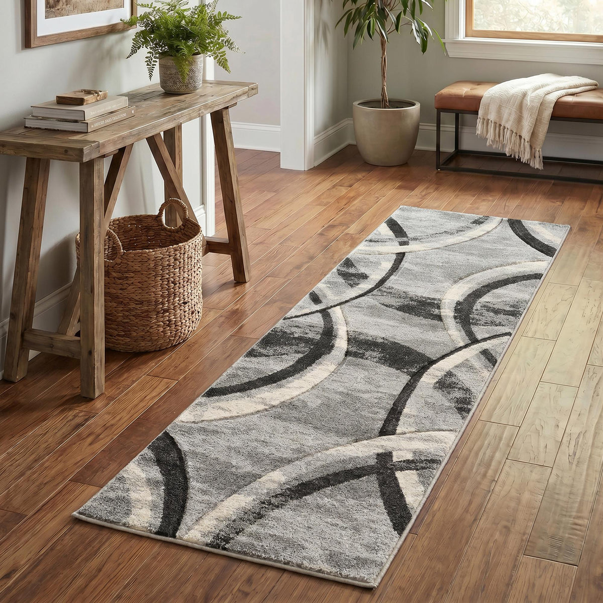 Santiago Carved Abstract Rug - Curve