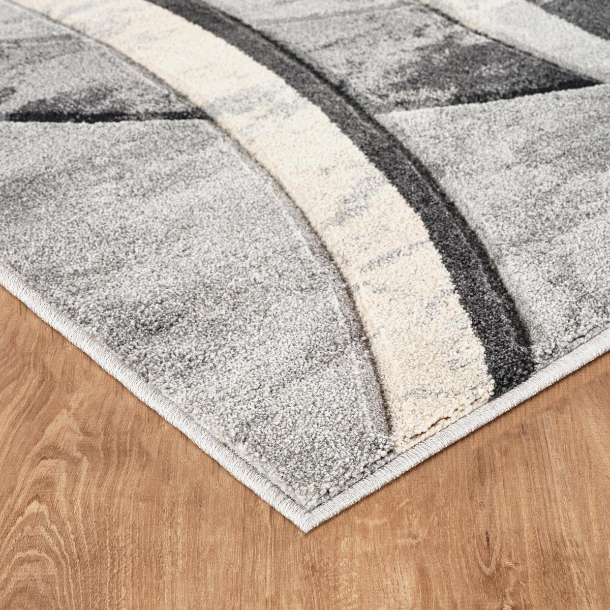 Santiago Carved Abstract Rug - Curve
