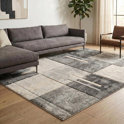 Santiago Carved Abstract Rug - Tile