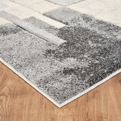 Santiago Carved Abstract Rug - Tile