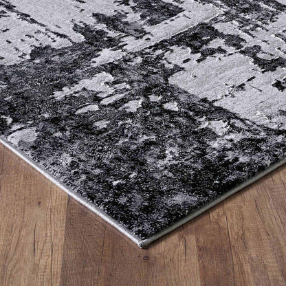 Serenity Metallic Abstract Rug - Lines
