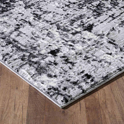 Serenity Metallic Abstract Rug - Abrasion