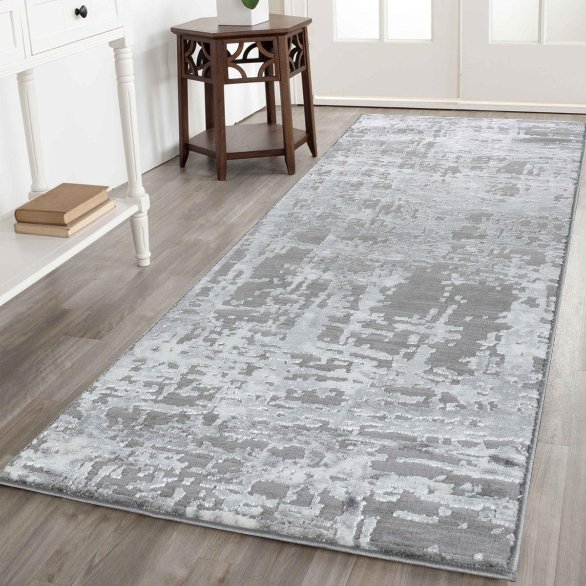 Serenity Metallic Abstract Rug - Lines