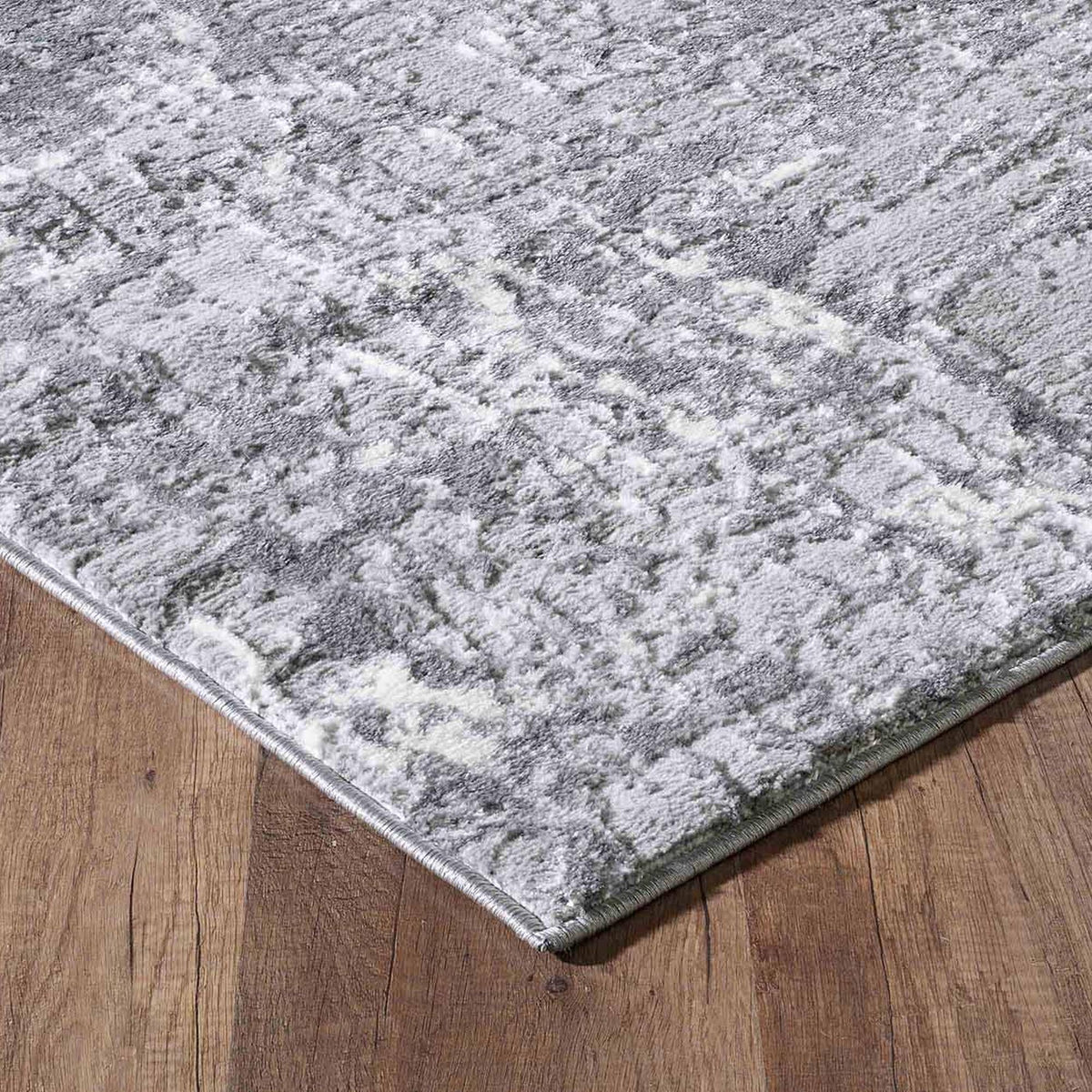 Serenity Metallic Abstract Rug - Lines
