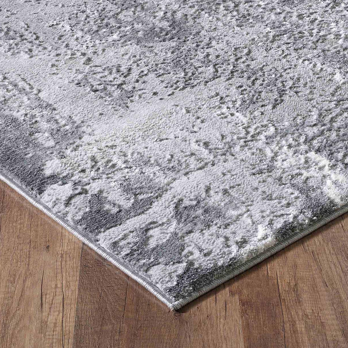 Serenity Metallic Abstract Rug - Acrylic
