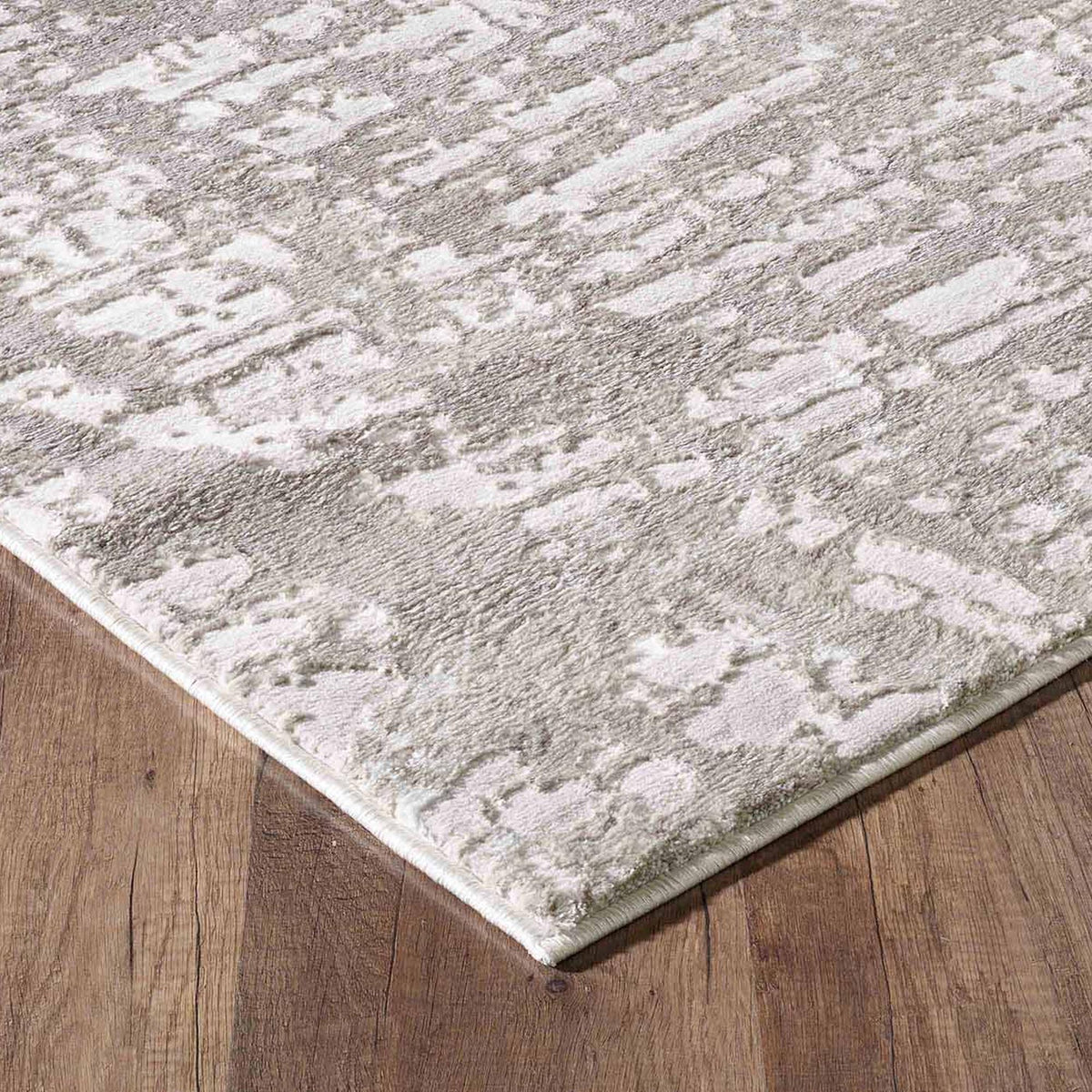Serenity Metallic Abstract Rug - Lines