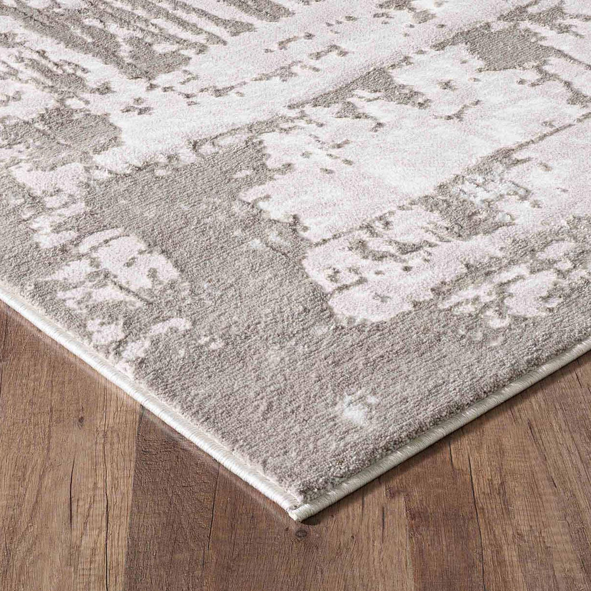 Serenity Metallic Abstract Rug - Acrylic