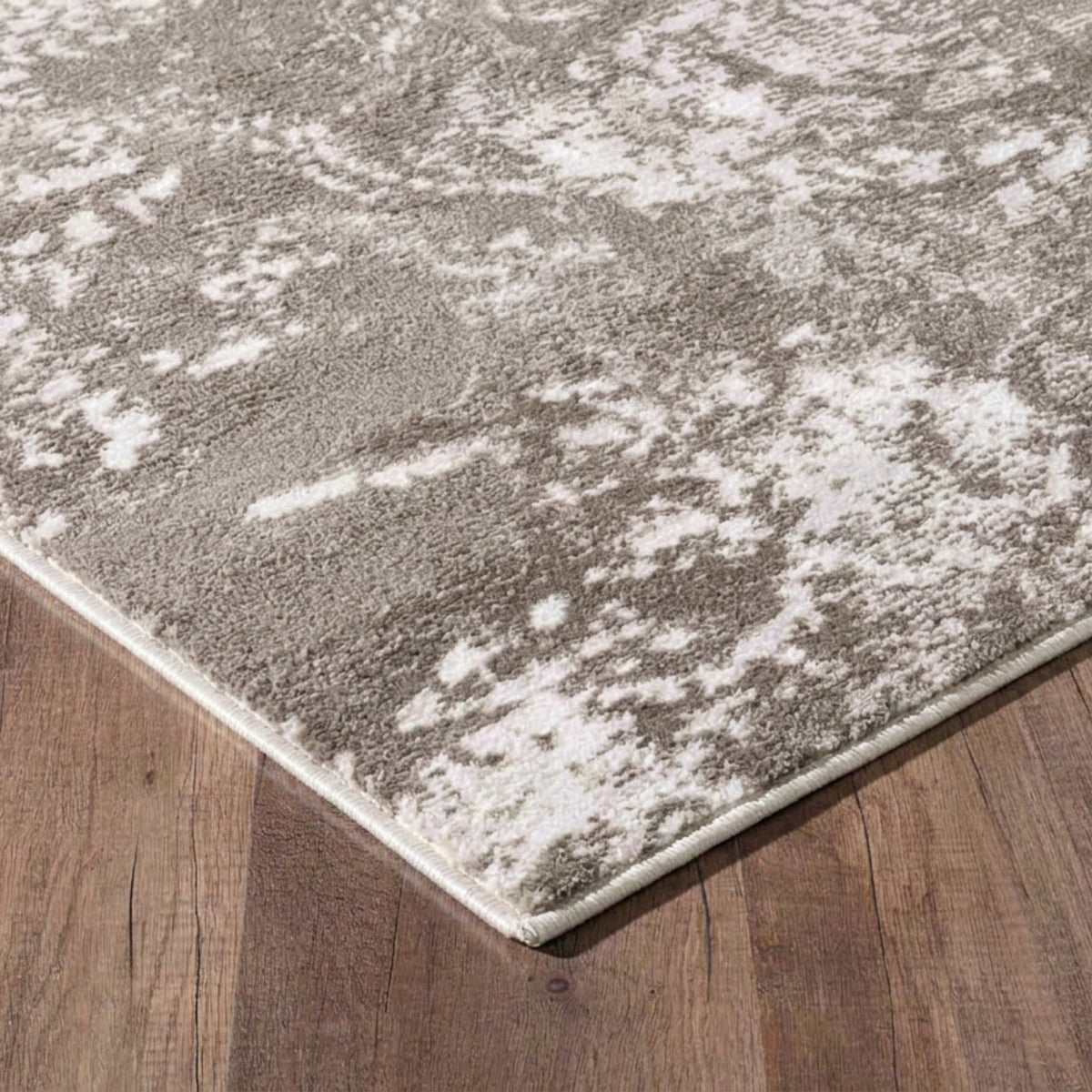 Serenity Metallic Abstract Rug - Sprayed