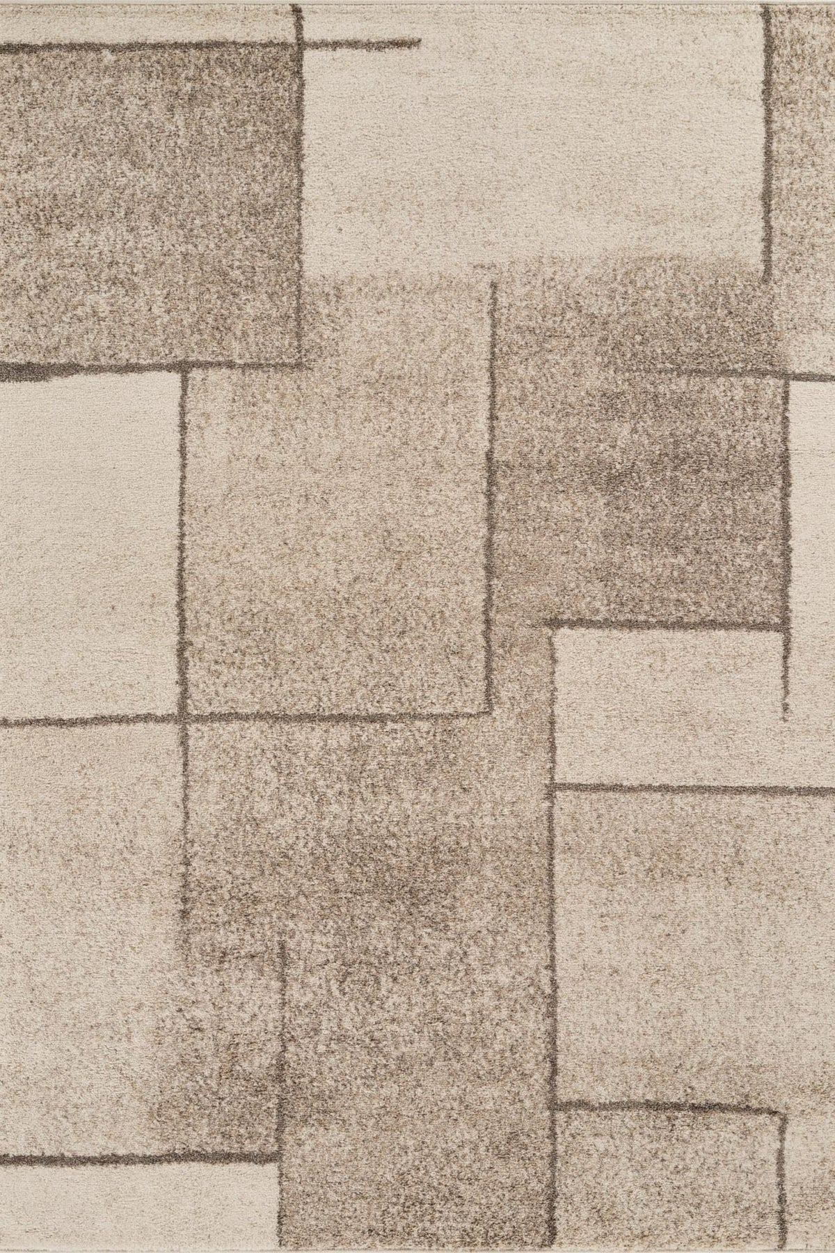 Rhodes Neutral Geometric Rug - Sketch