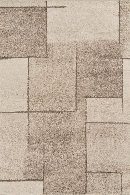 Rhodes Neutral Geometric Rug - Sketch