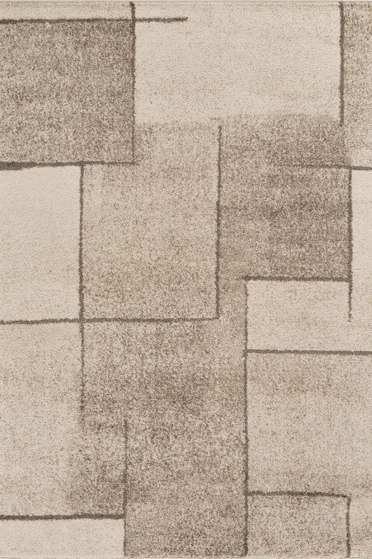 Rhodes Neutral Geometric Rug - Sketch
