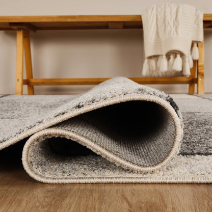 Rhodes Neutral Geometric Rug - Sketch