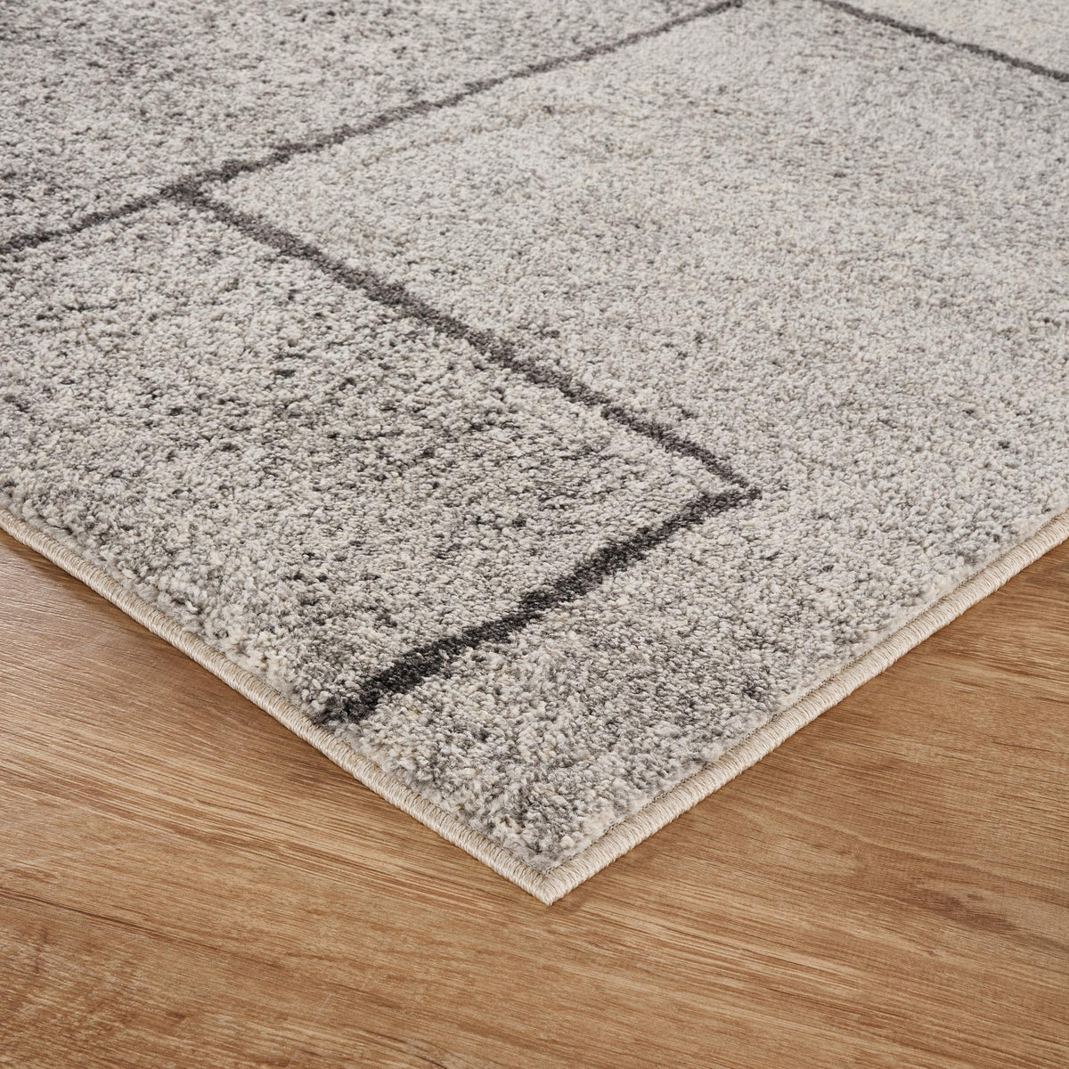 Rhodes Neutral Geometric Rug - Sketch