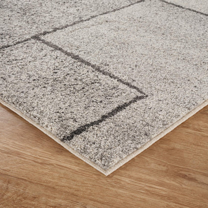 Rhodes Neutral Geometric Rug - Sketch