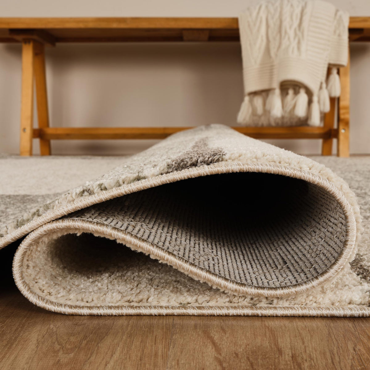Rhodes Neutral Geometric Rug - Sketch