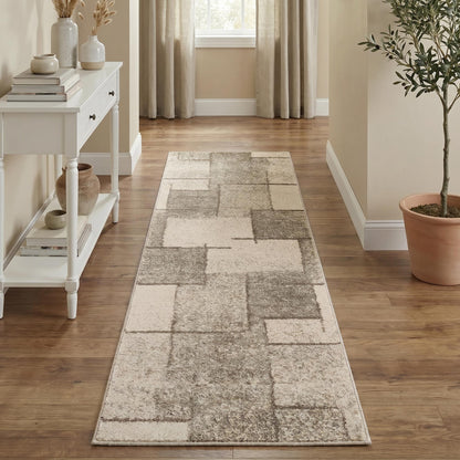 Rhodes Neutral Geometric Rug - Sketch