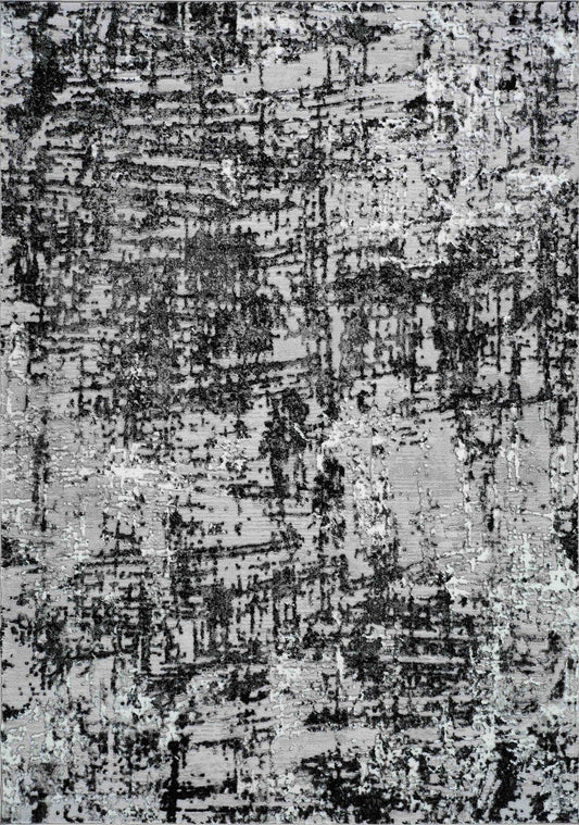 Serenity Metallic Abstract Rug - Lines