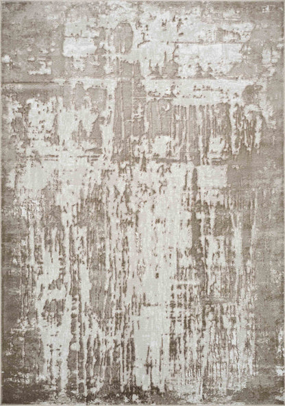 Serenity Metallic Abstract Rug - Abrasion