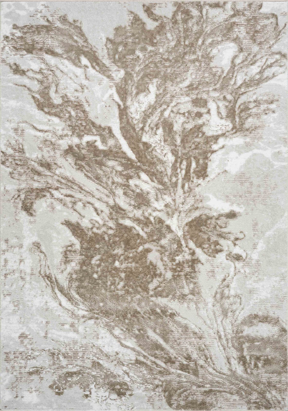 Serenity Metallic Abstract Rug - Water Flow