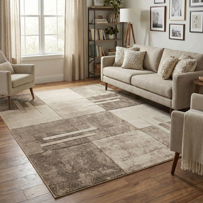 Santiago Carved Abstract Rug - Tile
